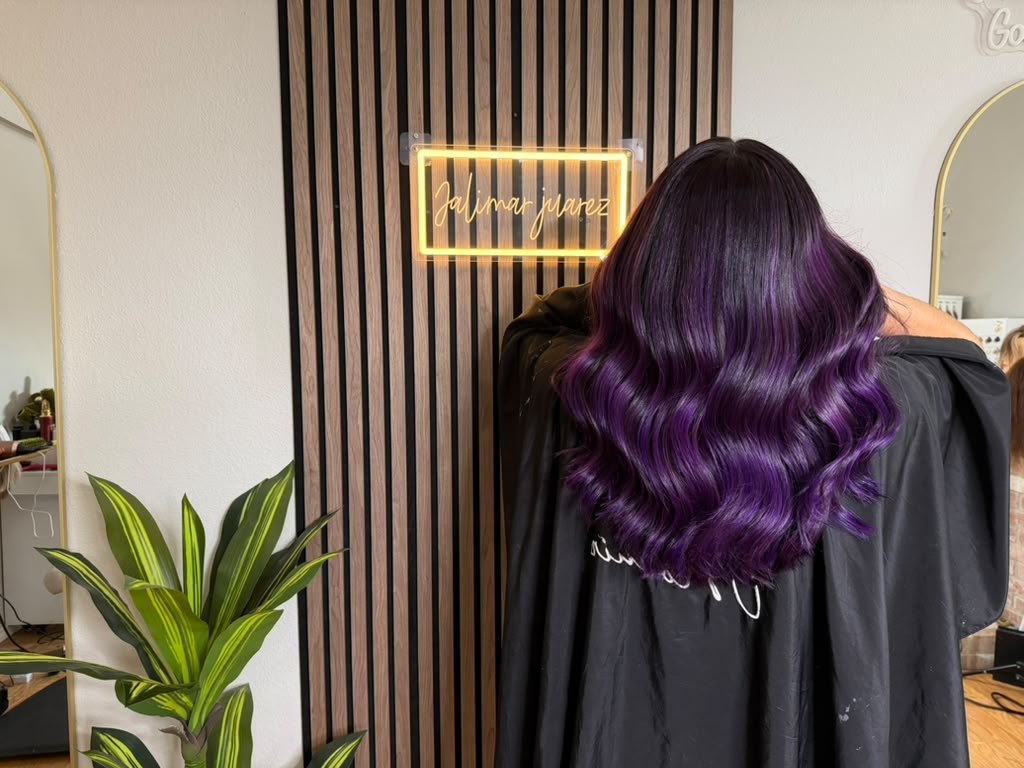 Velo Violeta — Color fantasía