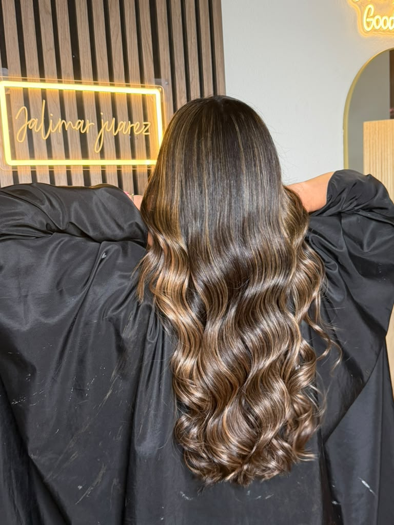 Espiral Toffee — Balayage castaño