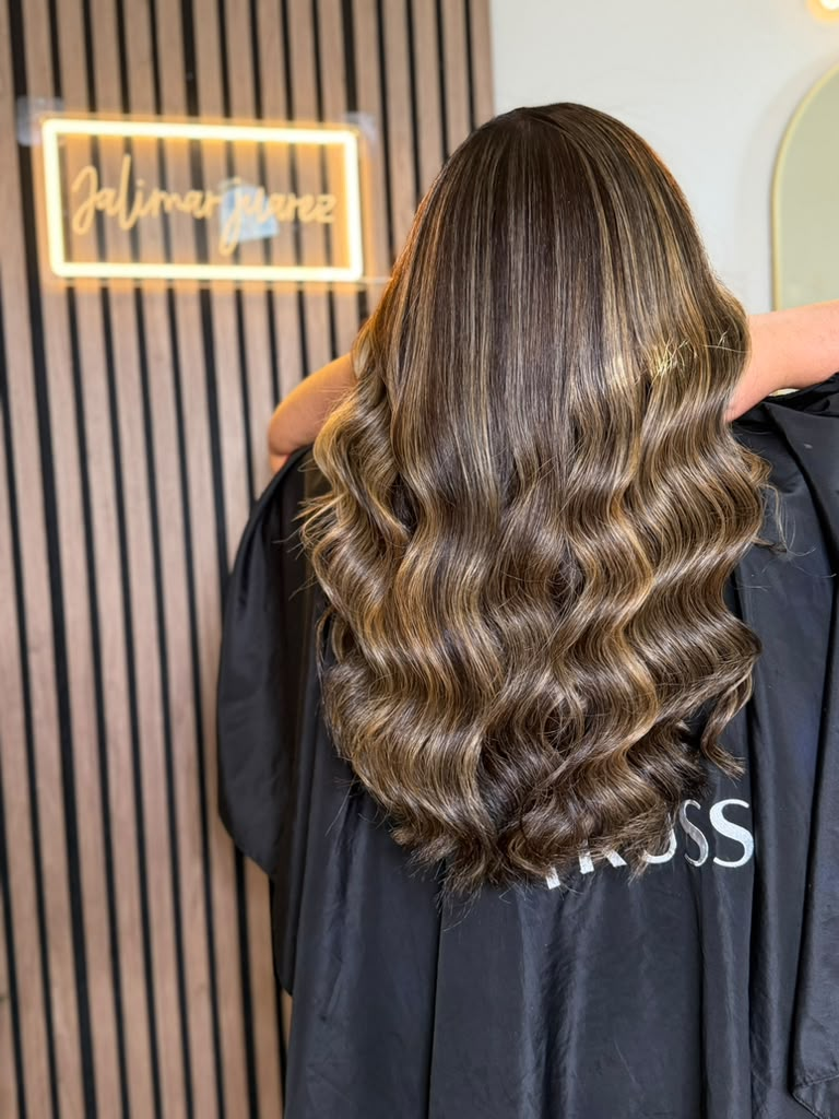 Castaño Dorado — Balayage castaño